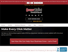 Tablet Screenshot of cougardigitalmarketing.com